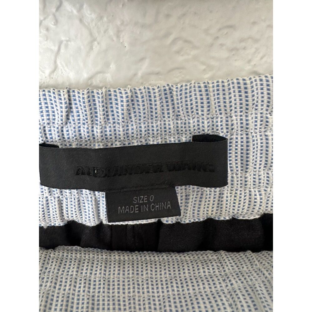Alexander Wang Elastic Pull On Track Pants Virgin Wool Cotton Blend Size 0 - Picture 6 of 8